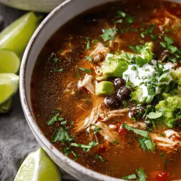 Chicken and Black Bean Soup