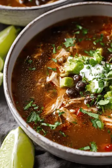 Chicken and Black Bean Soup