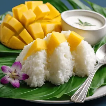 Authentique mango sticky rice