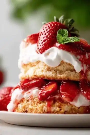Homemade Strawberry Shortcake