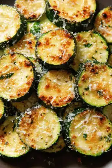 Roasted Zucchini with Parmesan