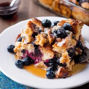Blueberry French Toast Casserole
