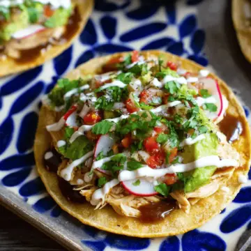 Rotisserie Chicken Tostadas
