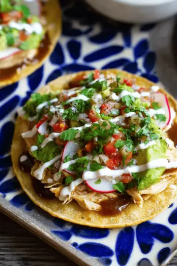 Rotisserie Chicken Tostadas