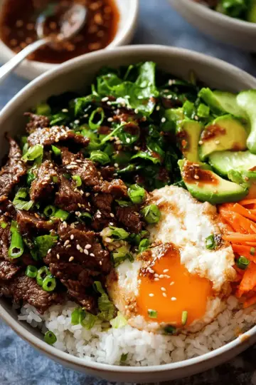 Korean Beef Bulgogi Rice Bowls