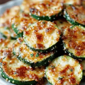 Baked Parmesan Zucchini Rounds