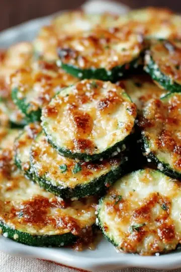 Baked Parmesan Zucchini Rounds
