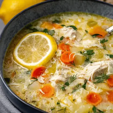 Greek Lemon Chicken Soup