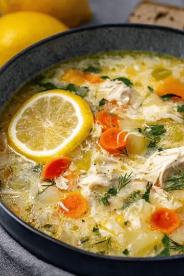 Greek Lemon Chicken Soup