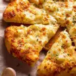Garlic cheese pizza