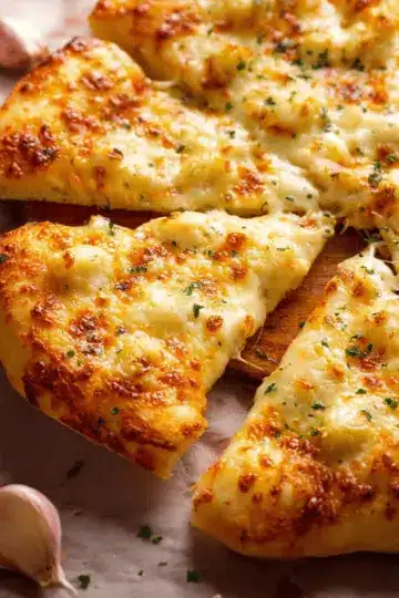 Garlic cheese pizza