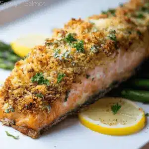 Panko-Crusted Baked Salmon