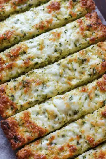 Cheesy Zucchini Breadsticks