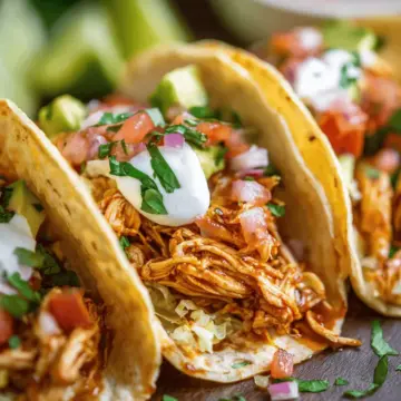 Shredded Chicken Tacos