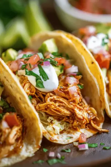 Shredded Chicken Tacos