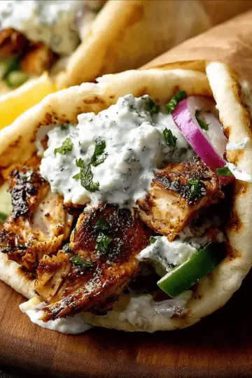 Greek Chicken Gyros recipe