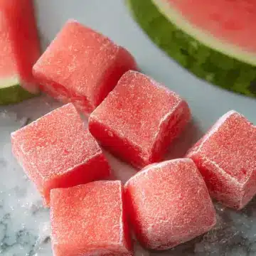 Watermelon Mochi