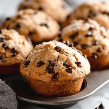 Bakery-Style Chocolate Chip Muffins