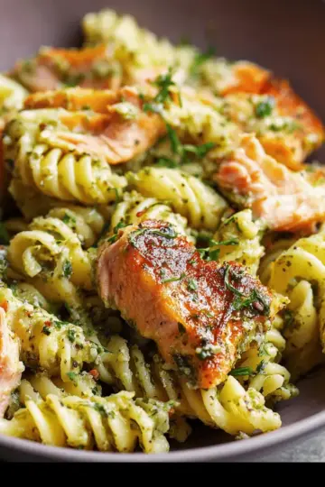 Salmon Pesto Pasta