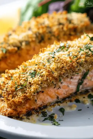 Panko-Crusted Baked Salmon