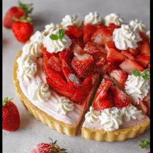 Whipped Strawberry Tart