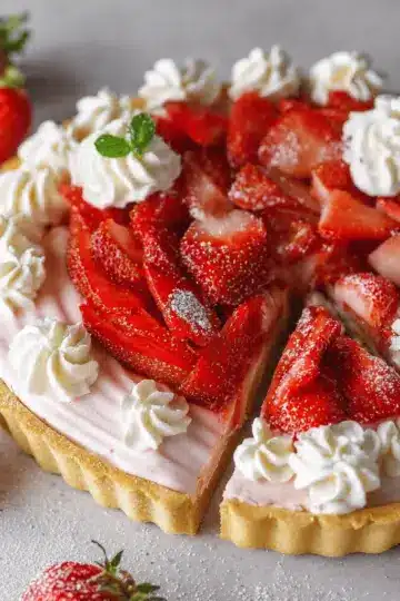Whipped Strawberry Tart