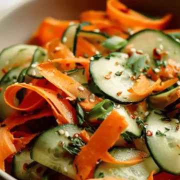 Cucumber and Carrot Salad