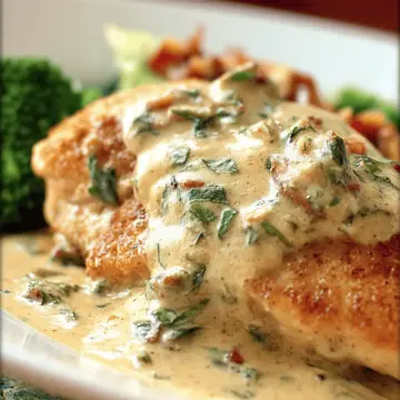 Chicken In Basil Cream Sauce
