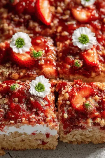 Strawberry Shortcake Sheet Cake