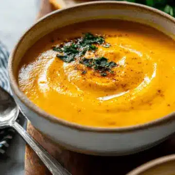 Creamy Roasted Carrot Soup