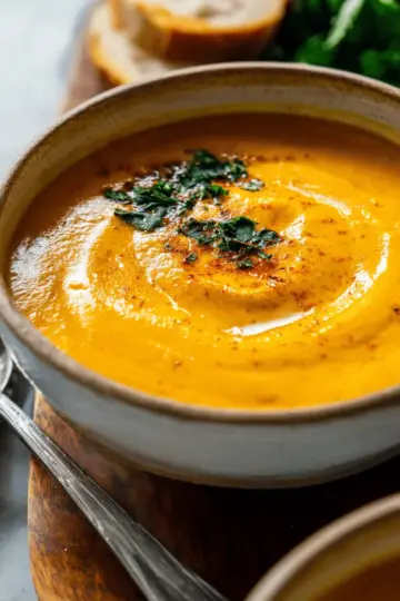 Creamy Roasted Carrot Soup