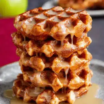 Apple Fritter Waffle Donuts