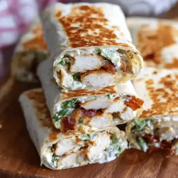 Crispy Chicken Bacon Ranch Wraps