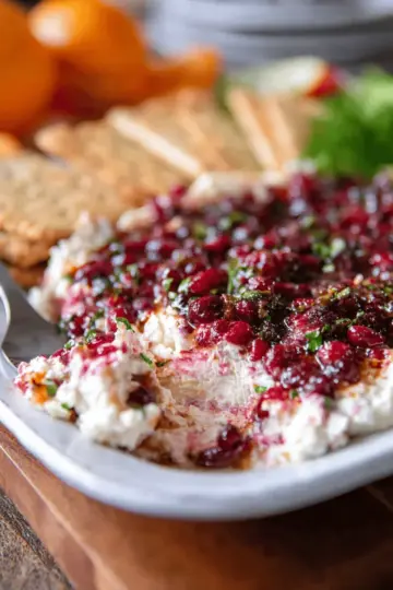 Cranberry-Jalapeno Cream Cheese Dip