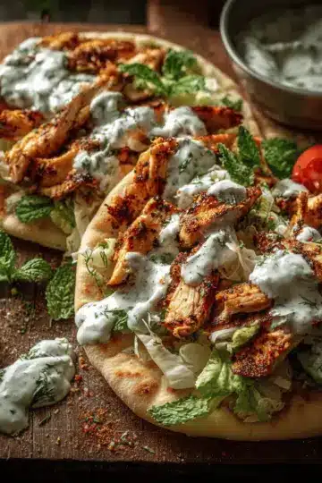 Sheet Pan Chicken Pita with Herby Ranch