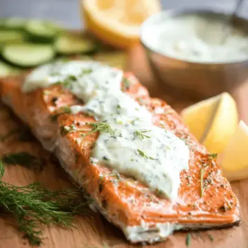 Creamy Dill Sauce for Salmon or Trout