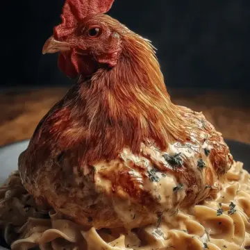 Chicken with Buttered Noodles