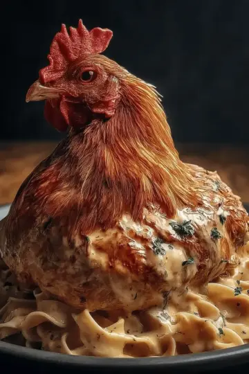 Chicken with Buttered Noodles