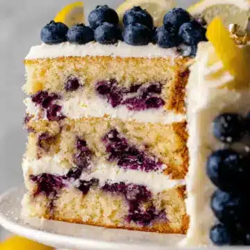 Lemon Blueberry Layer Cake