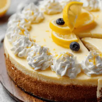 Lemon Cheesecake Recipe