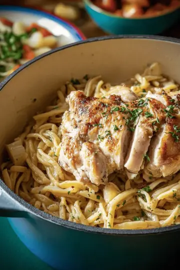 Amish Chicken and Noodles