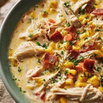 Slow Cooker Chicken Corn Chowder