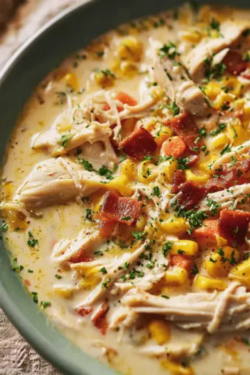 Slow Cooker Chicken Corn Chowder
