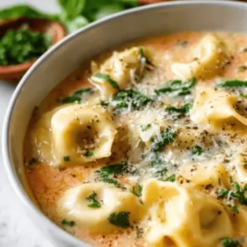 Creamy Tortellini Soup