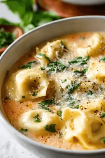Creamy Tortellini Soup