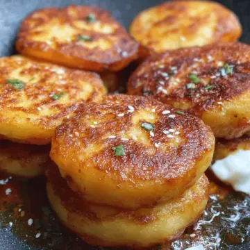 Korean Cheese Potato Pancakes