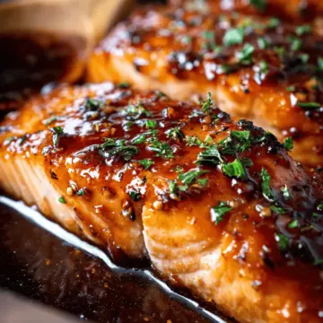 Honey Garlic Glazed Salmon