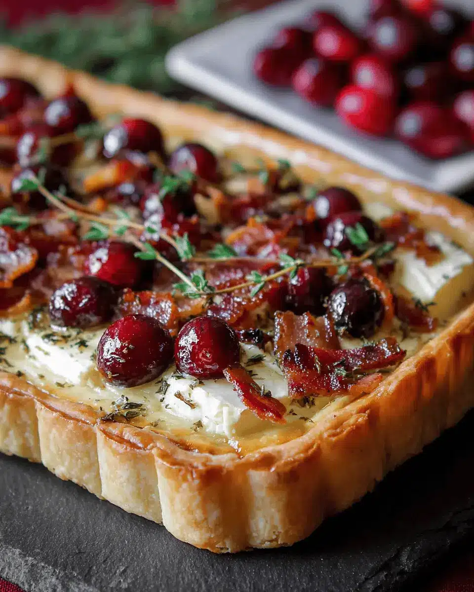 Cranberry Brie Tart