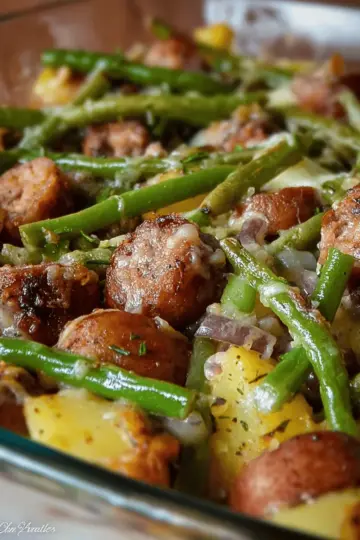 Sausage Green Bean Potato Casserole