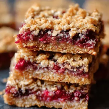 Berry Oat Bars | Healthy One Bowl Recipe